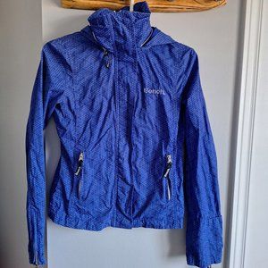 Bench Blue Lightweight Cotton Jacket with Concealed Hood
